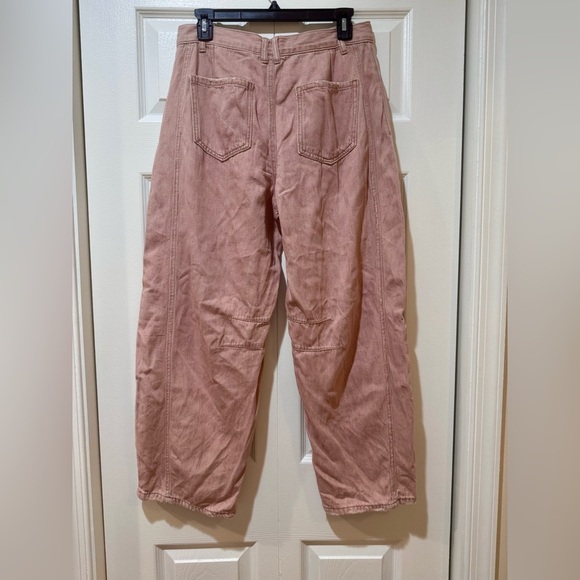 Re-Wash BARREL JEANS - SANDSTONE color. Size junior 5/27. Worn once! EUC. - Picture 5 of 14
